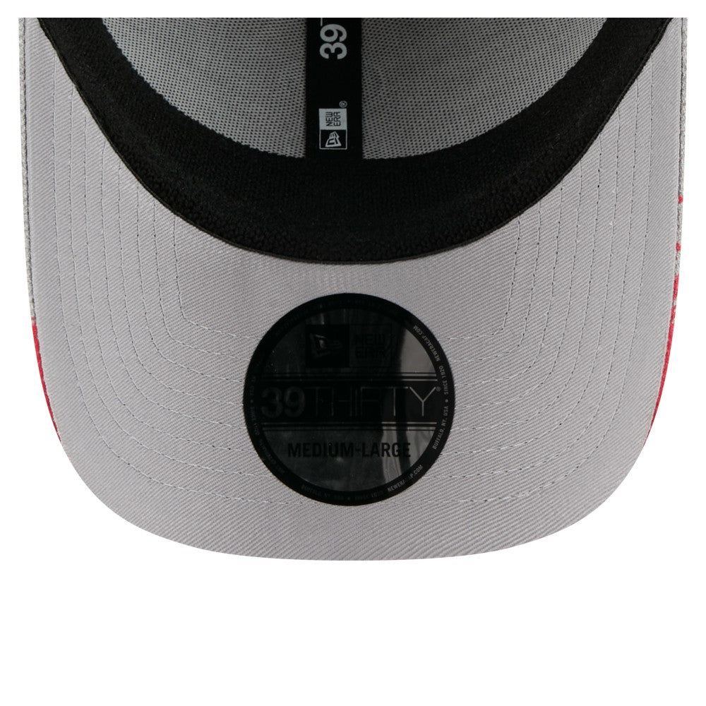 Los Angeles Angels New Era Visor Paint Splatter 39THIRTY Flex Hat - MLB
