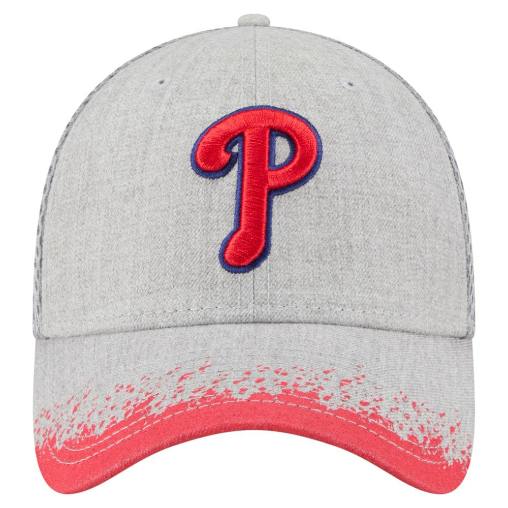 Philadelphia Phillies New Era Visor Paint Splatter 39THIRTY Flex Hat - MLB
