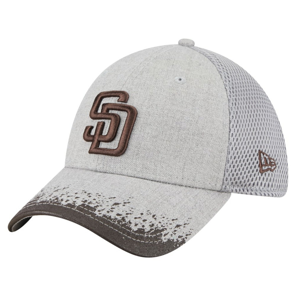 San Diego Padres New Era Visor Paint Splatter 39THIRTY Flex Hat - MLB