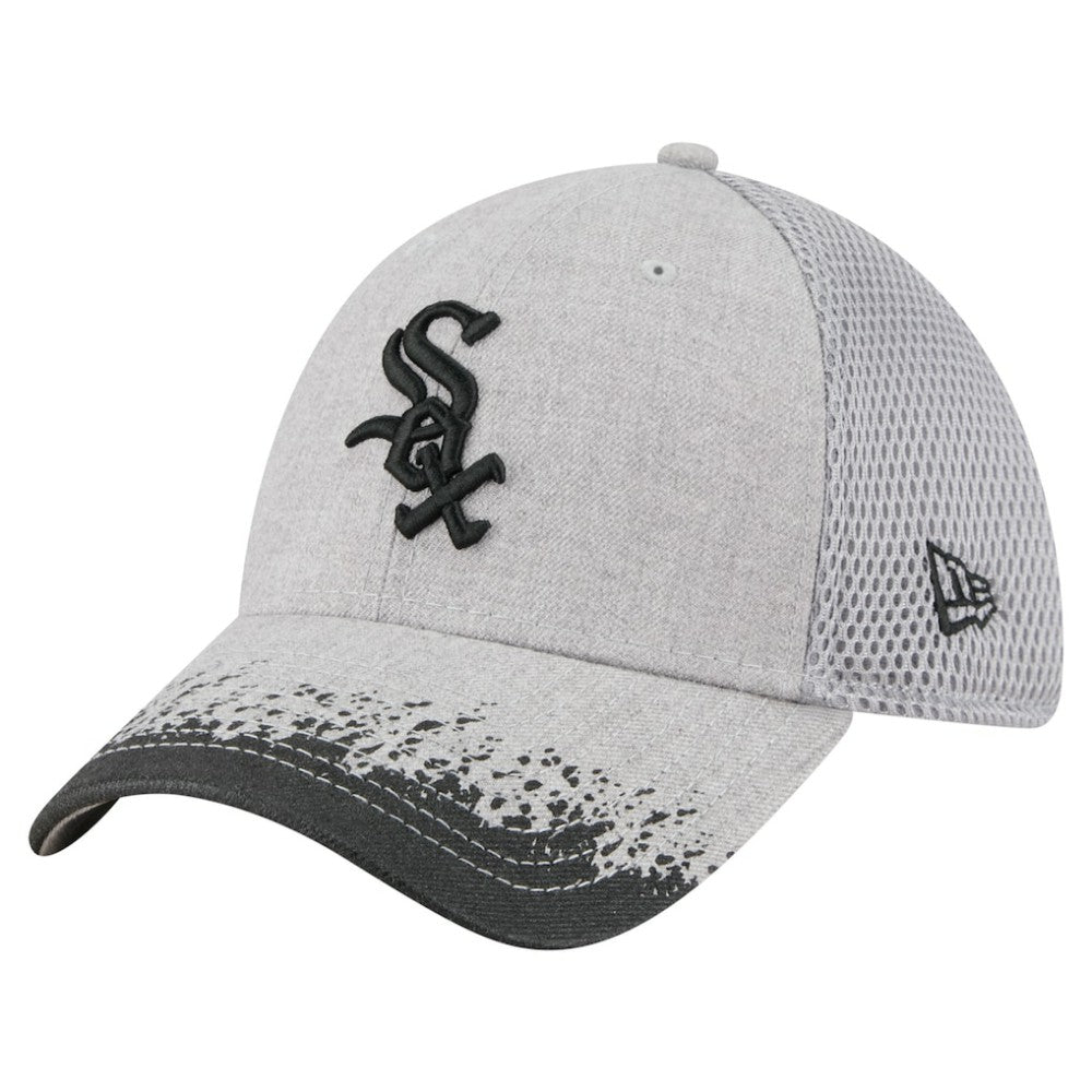 Chicago White Sox New Era Visor Paint Splatter 39THIRTY Flex Hat - MLB