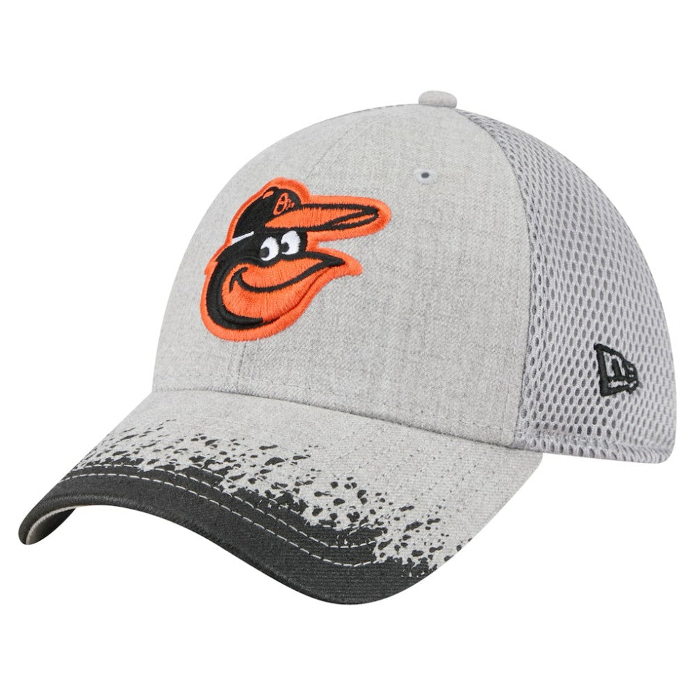Baltimore Orioles New Era Visor Paint Splatter 39THIRTY Flex Hat - MLB