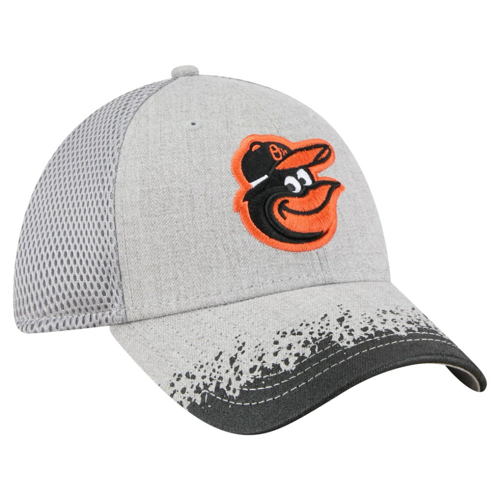 Baltimore Orioles New Era Visor Paint Splatter 39THIRTY Flex Hat - MLB