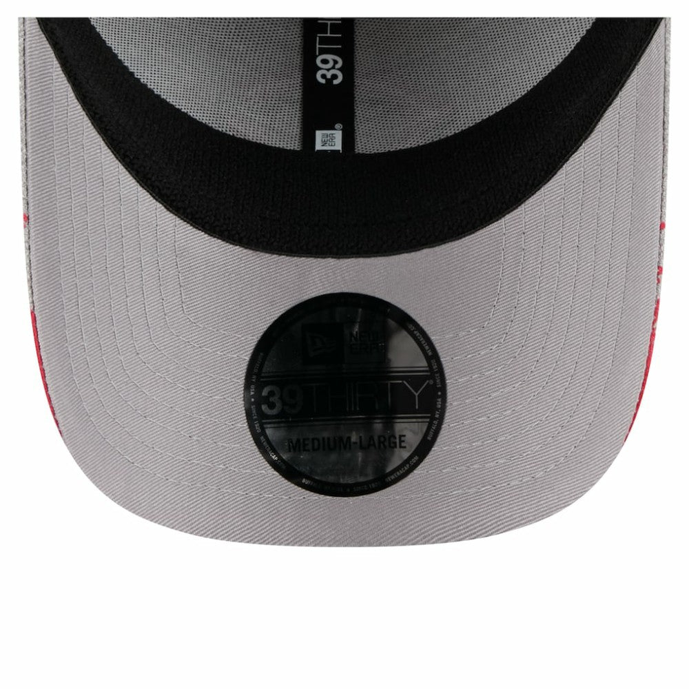 Cincinnati Reds New Era Visor Paint Splatter 39THIRTY Flex Hat - MLB