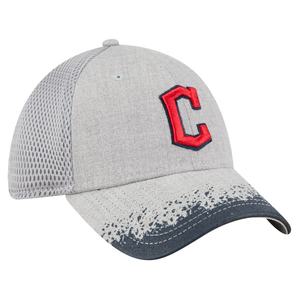 Cleveland Guardians New Era Visor Paint Splatter 39THIRTY Flex Hat - MLB