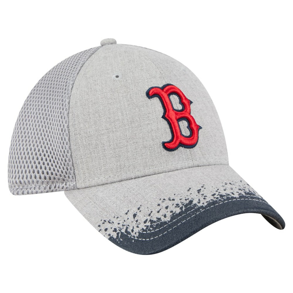 Boston Red Sox New Era Visor Paint Splatter 39THIRTY Flex Hat - MLB