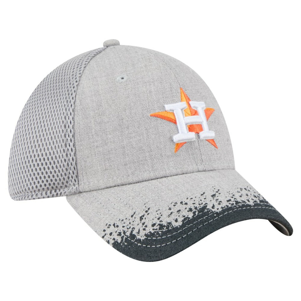 Houston Astros New Era Visor Paint Splatter 39THIRTY Flex Hat - MLB