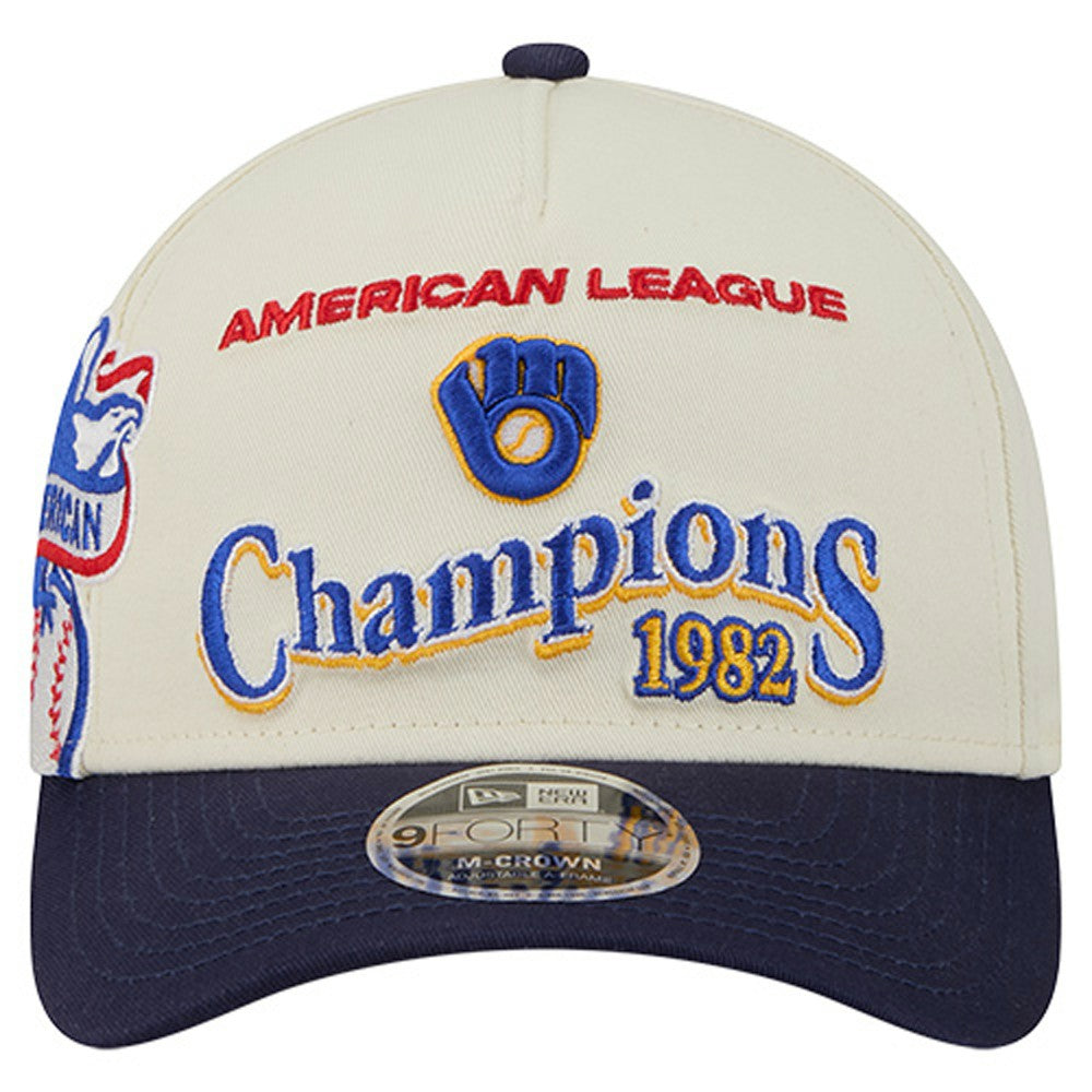 Milwaukee Brewers New Era World Series 9FORTY M-Crown Adjustable Hat - MLB