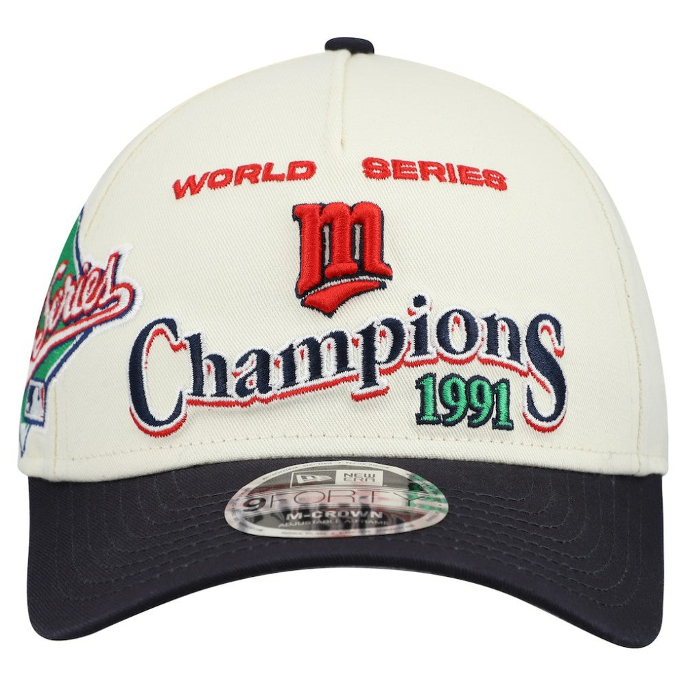 Minnesota Twins New Era World Series 9FORTY M-Crown Adjustable Hat - MLB