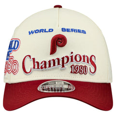 Philadelphia Phillies New Era World Series 9FORTY M-Crown A-Frame Adjustable Hat - MLB