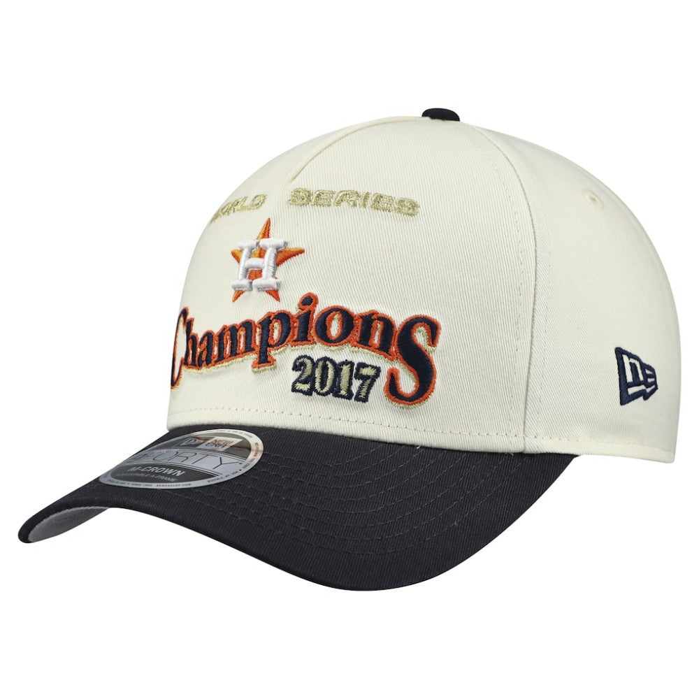 Houston Astros New Era World Series 9FORTY M-Crown A-Frame Adjustable Hat - MLB