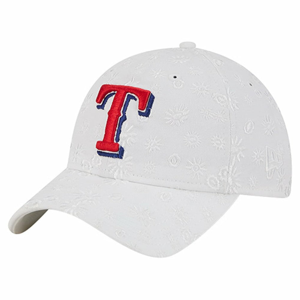Texas Rangers New Era Women's Floral Mesh 9TWENTY Adjustable Hat - MLB