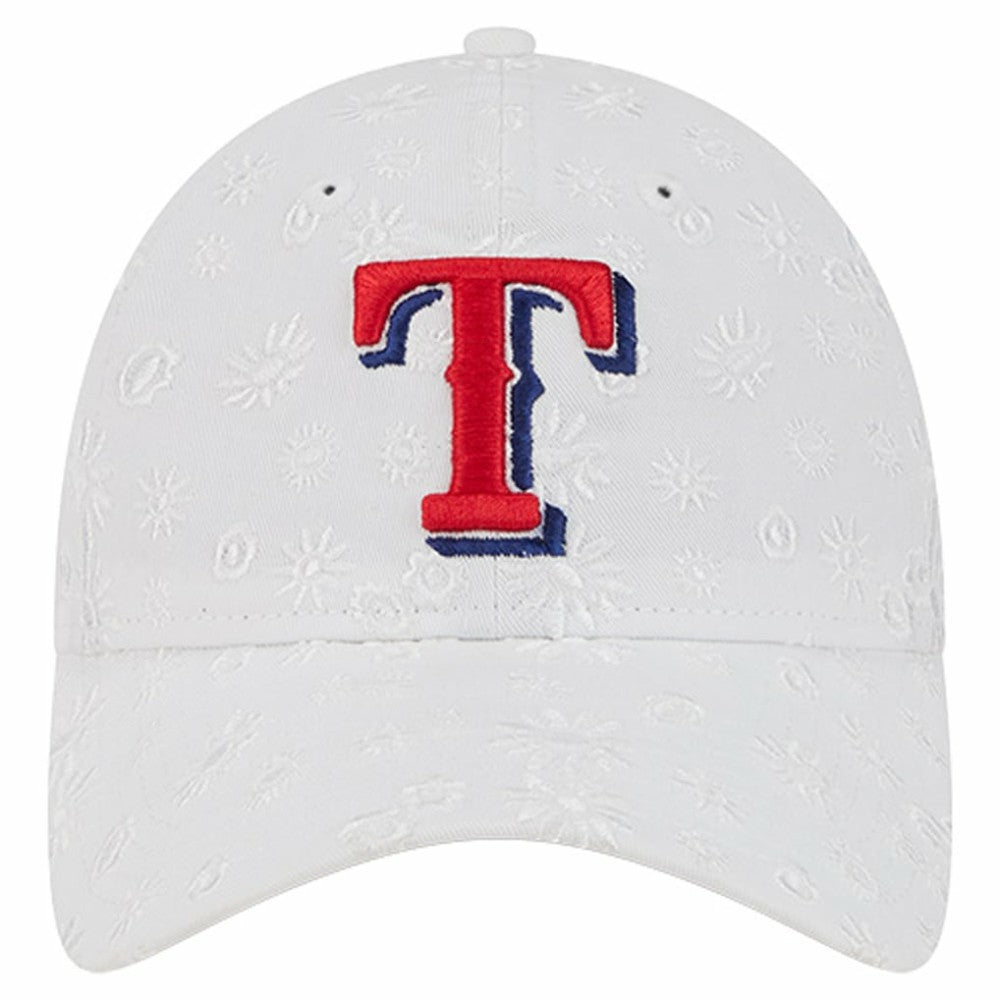Texas Rangers New Era Women's Floral Mesh 9TWENTY Adjustable Hat - MLB