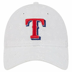 Texas Rangers New Era Women's Floral Mesh 9TWENTY Adjustable Hat - MLB