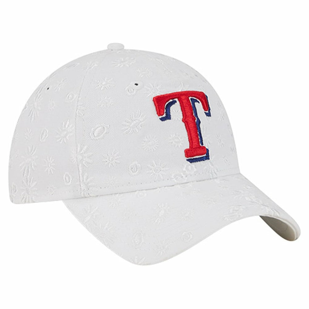 Texas Rangers New Era Women's Floral Mesh 9TWENTY Adjustable Hat - MLB