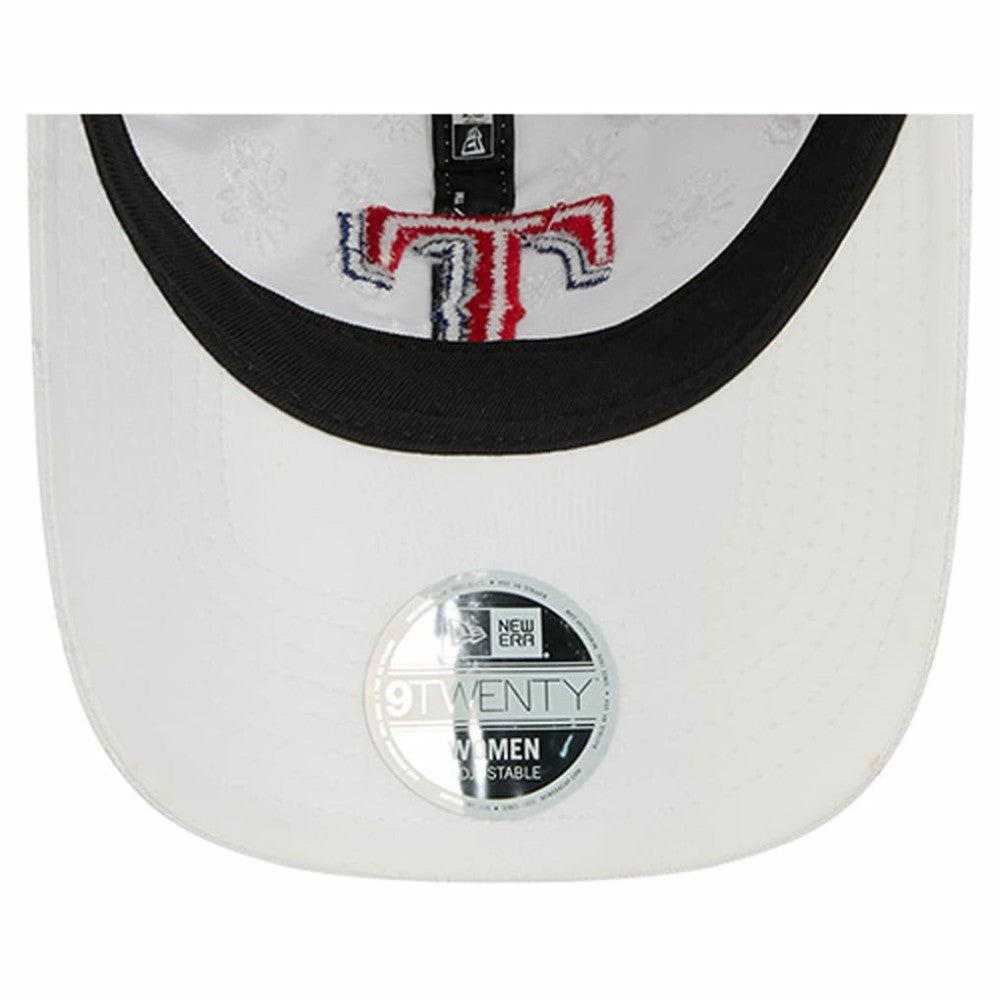 Texas Rangers New Era Women's Floral Mesh 9TWENTY Adjustable Hat - MLB