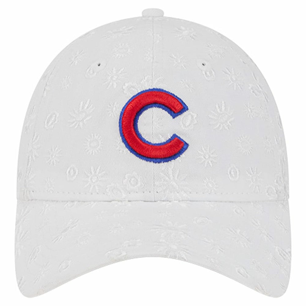 Chicago Cubs New Era Women's Floral Mesh 9TWENTY Adjustable Hat - MLB