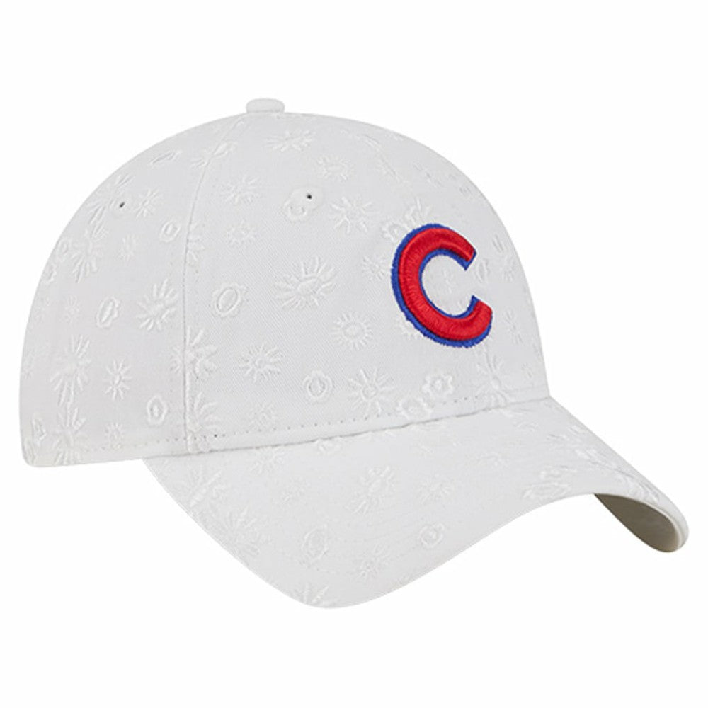 Chicago Cubs New Era Women's Floral Mesh 9TWENTY Adjustable Hat - MLB