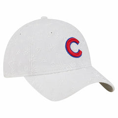 Chicago Cubs New Era Women's Floral Mesh 9TWENTY Adjustable Hat - MLB