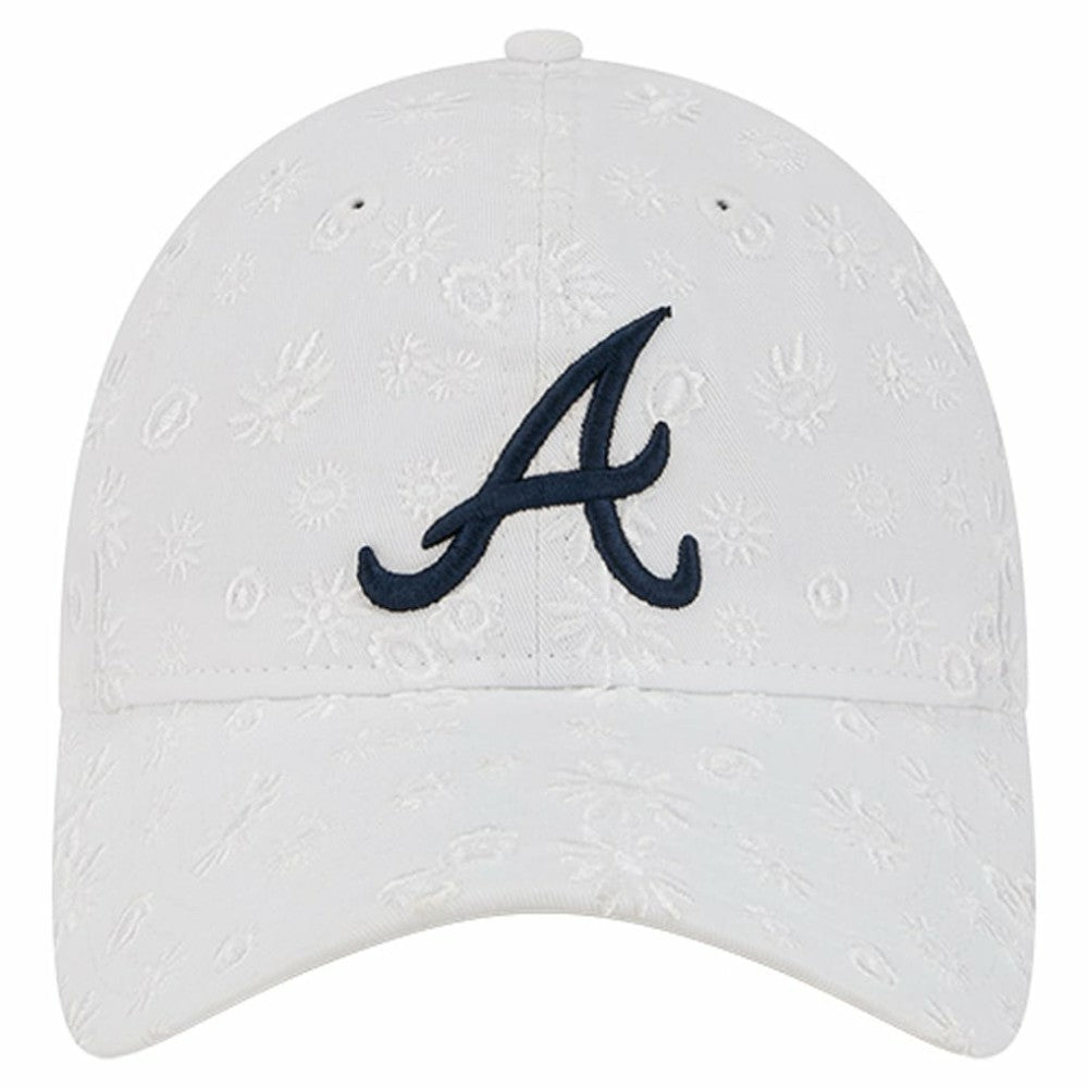 Atlanta Braves New Era Women's Floral Mesh 9TWENTY Adjustable Hat - MLB