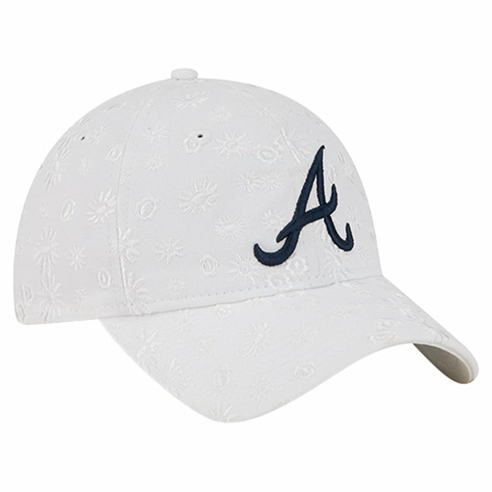 Atlanta Braves New Era Women's Floral Mesh 9TWENTY Adjustable Hat - MLB