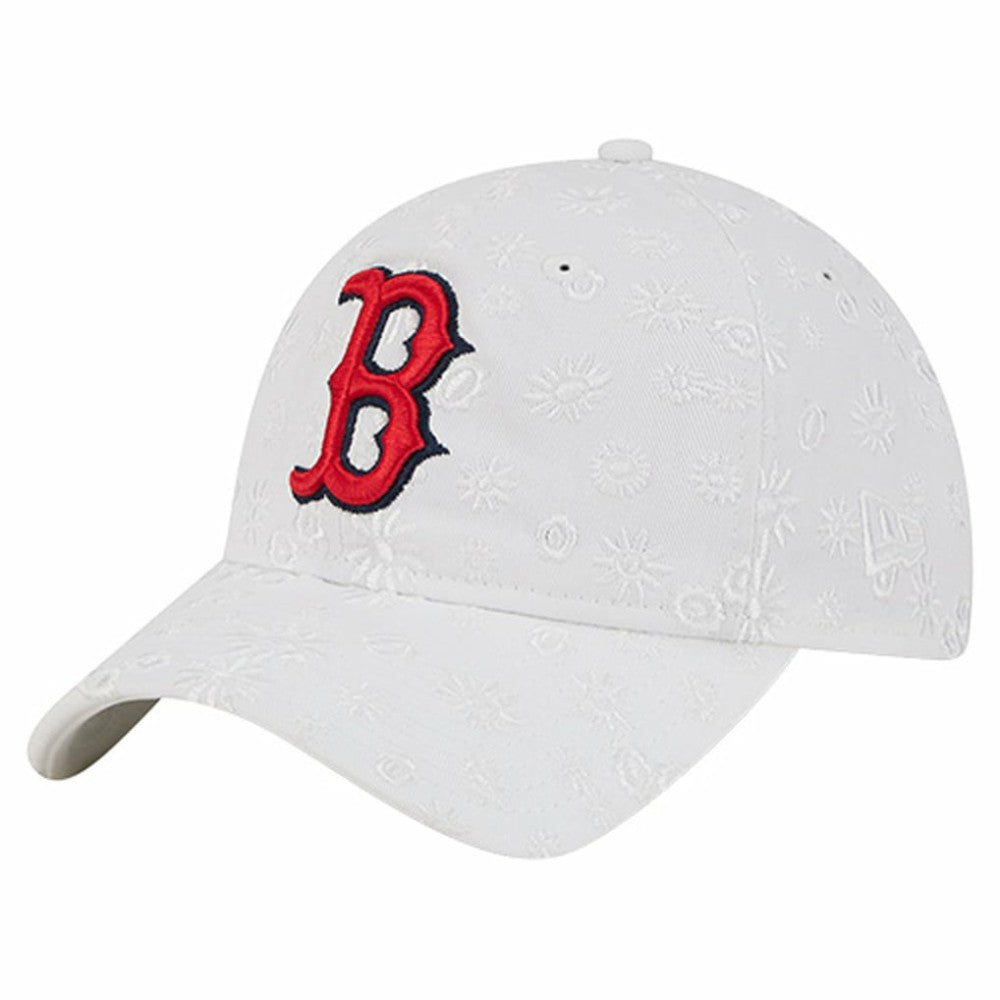 Boston Red Sox New Era Women's Floral Mesh 9TWENTY Adjustable Hat - MLB