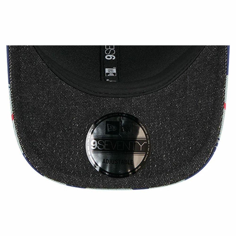 Texas Rangers New Era Aztec Denim 9SEVENTY Adjustable Hat - MLB