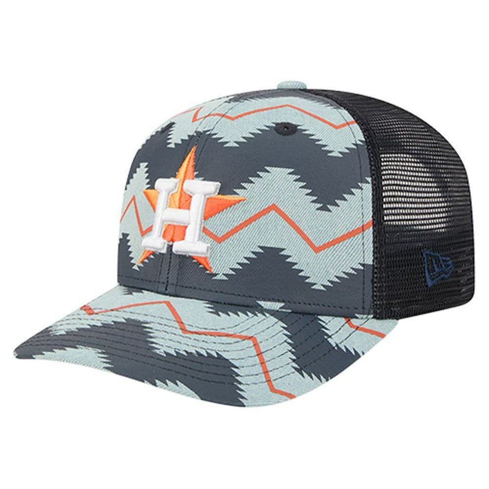 Houston Astros New Era Aztec Denim 9SEVENTY Adjustable Hat - MLB