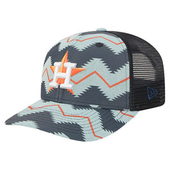 Houston Astros New Era Aztec Denim 9SEVENTY Adjustable Hat - MLB