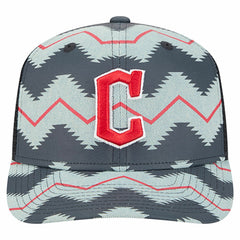 Cleveland Guardians New Era Aztec Denim 9SEVENTY Adjustable Hat - MLB