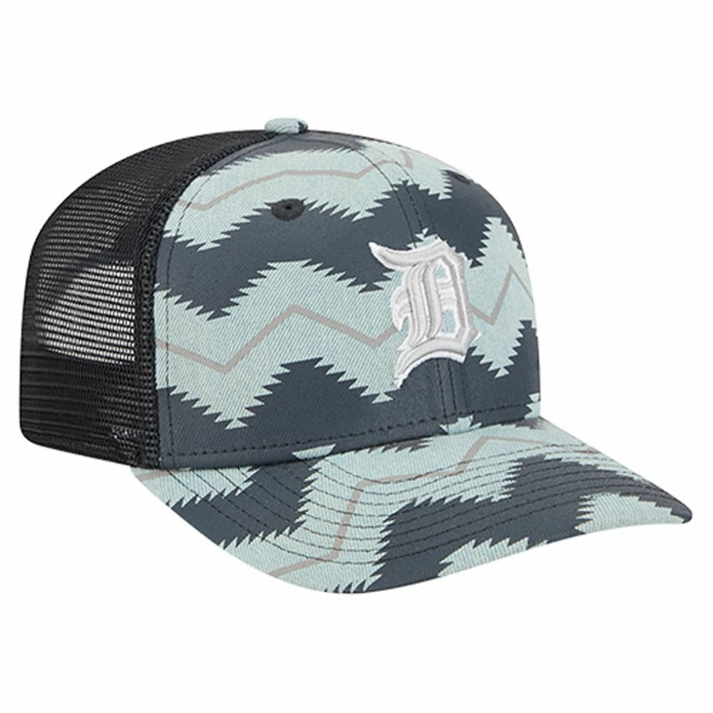 Detroit Tigers New Era Aztec Denim 9SEVENTY Adjustable Hat - MLB
