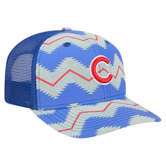 Chicago Cubs New Era Aztec Denim 9SEVENTY Adjustable Hat - MLB