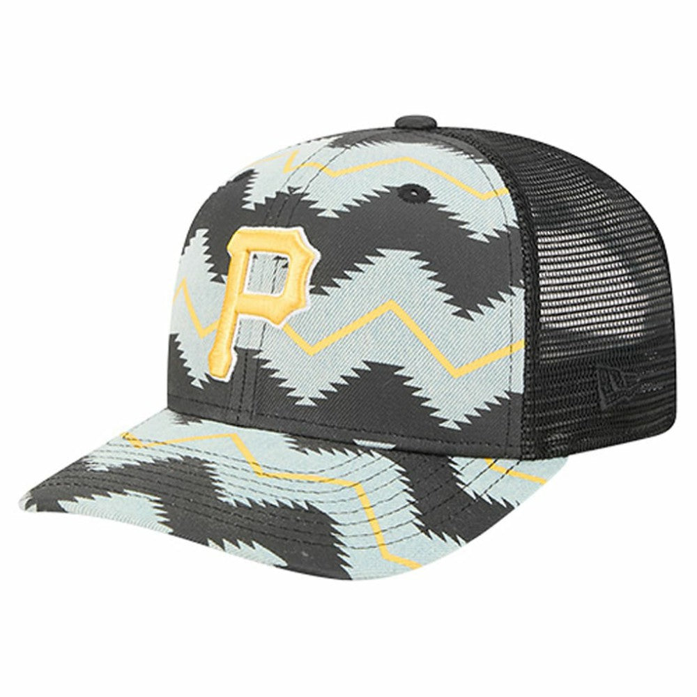 Pittsburgh Pirates New Era Aztec Denim 9SEVENTY Adjustable Hat - MLB