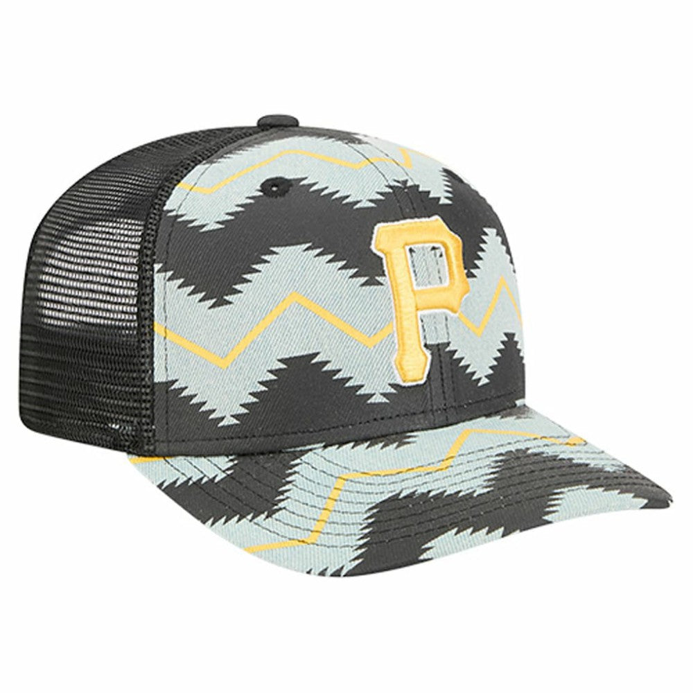 Pittsburgh Pirates New Era Aztec Denim 9SEVENTY Adjustable Hat - MLB