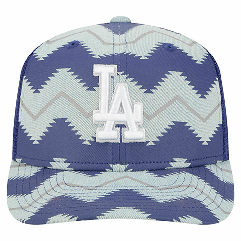 Los Angeles Dodgers New Era Aztec Denim 9SEVENTY Adjustable Hat - MLB
