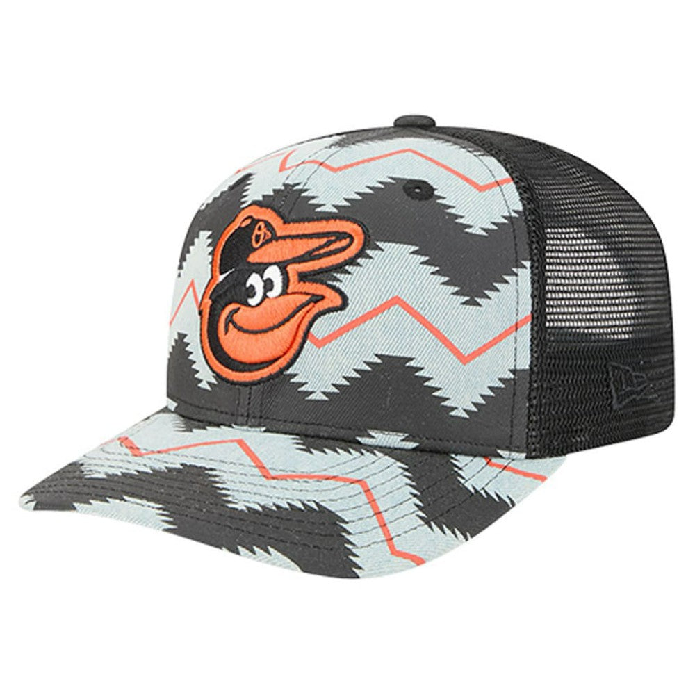 Baltimore Orioles New Era Aztec Denim 9SEVENTY Adjustable Hat - MLB