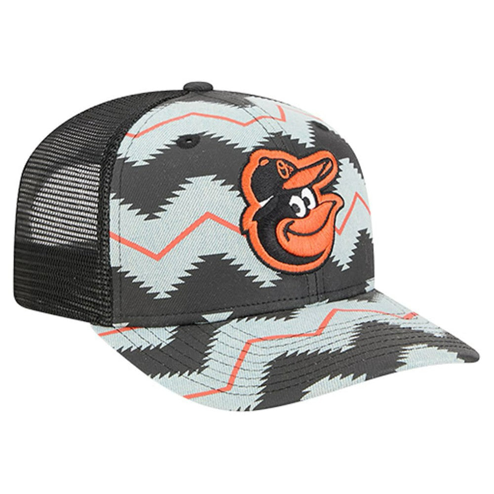 Baltimore Orioles New Era Aztec Denim 9SEVENTY Adjustable Hat - MLB