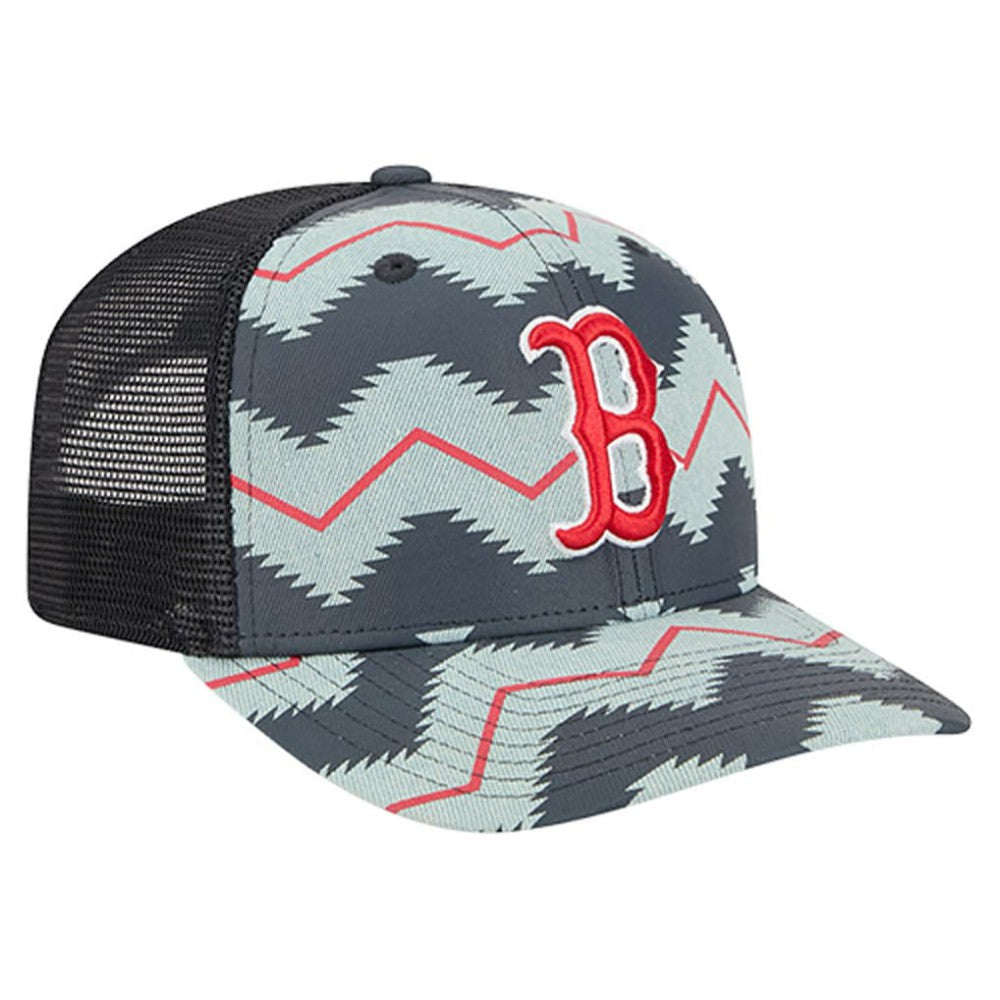 Boston Red Sox New Era Aztec Denim 9SEVENTY Adjustable Hat - MLB