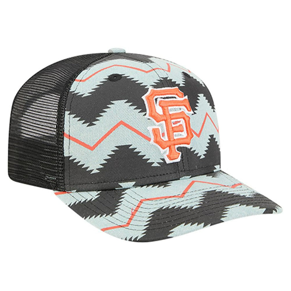 San Francisco Giants New Era Aztec Denim 9SEVENTY Adjustable Hat - MLB