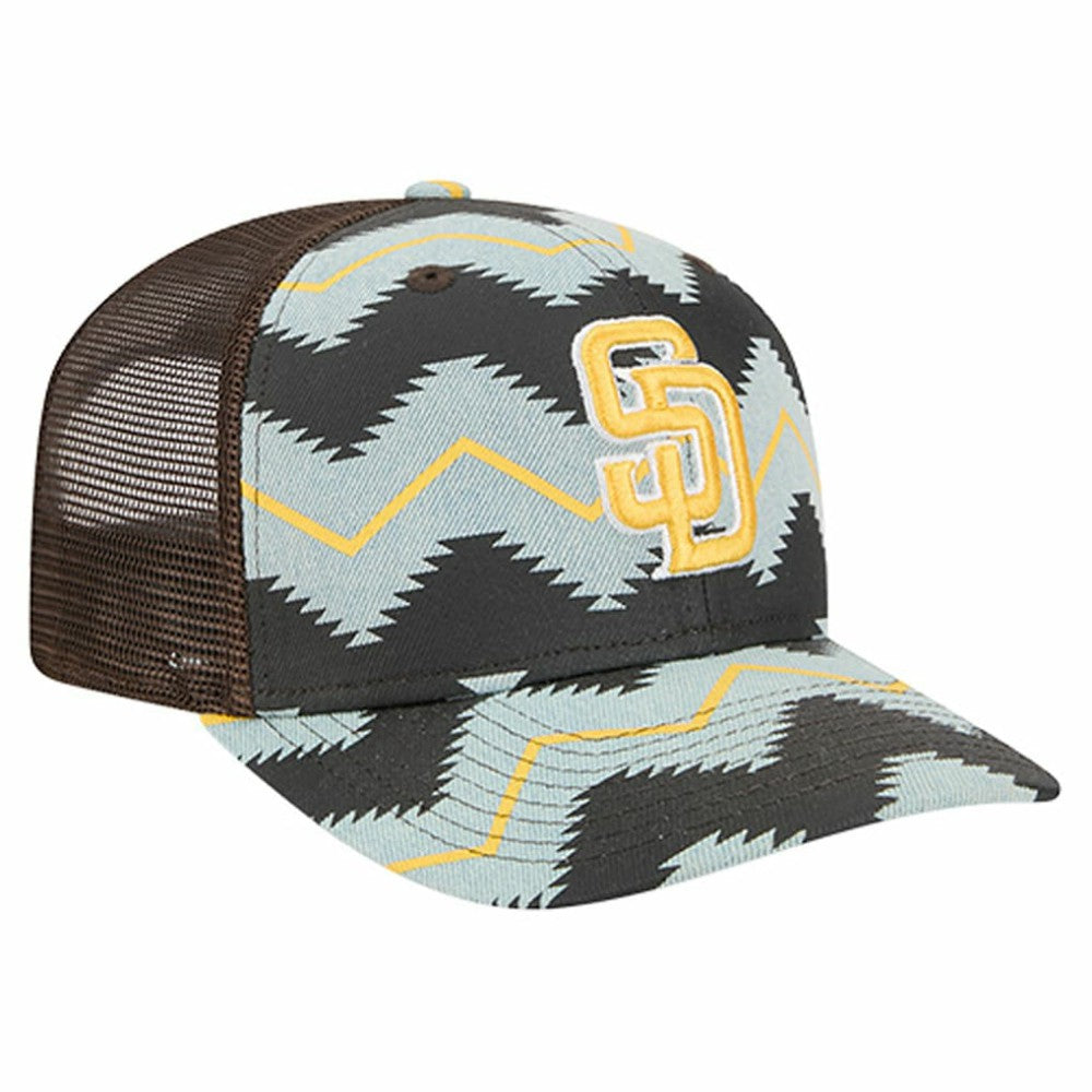 San Diego Padres New Era Aztec Denim 9SEVENTY Adjustable Hat - MLB