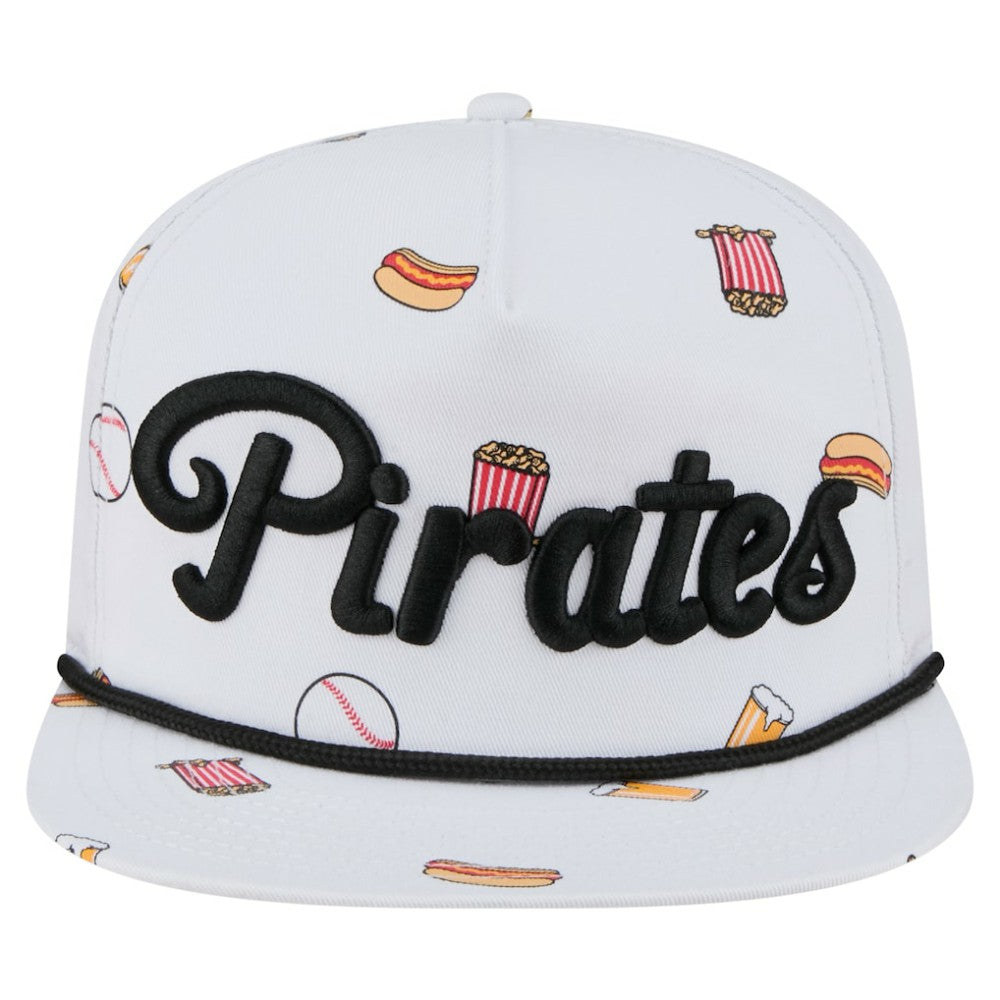 Pittsburgh Pirates New Era Team Cheer Rope 19TWENTY Adjustable Hat - MLB