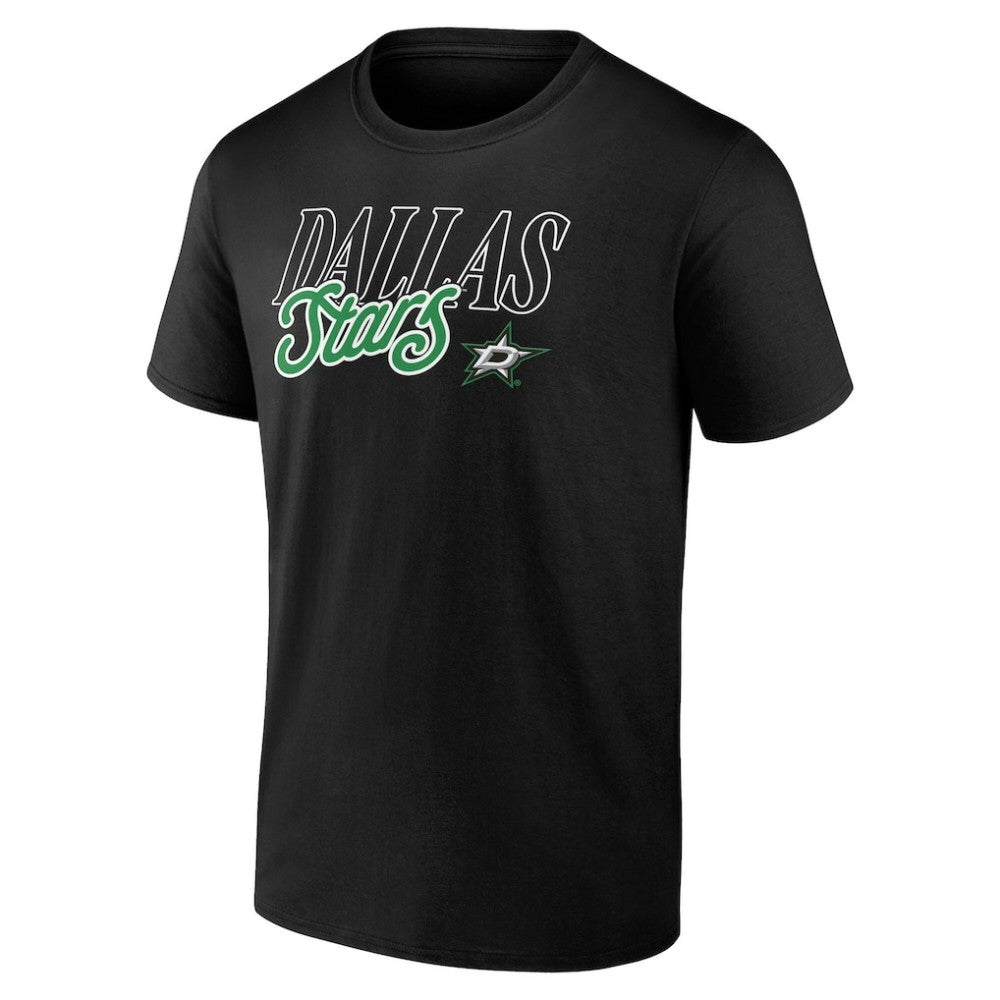 Dallas Stars Script T-Shirt - Black - NHL