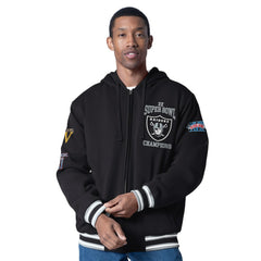 Las Vegas Raiders G-III Sports by Carl Banks Power Forward Commemorative Full-Zip Hooded Jacket Black | NFL