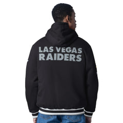 Las Vegas Raiders G-III Sports by Carl Banks Power Forward Commemorative Full-Zip Hooded Jacket Black | NFL