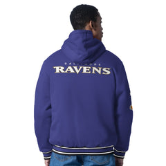 Baltimore Ravens G-III Sports by Carl Banks Power Forward Commemorative Full-Zip Hooded Jacket Purple | NFL