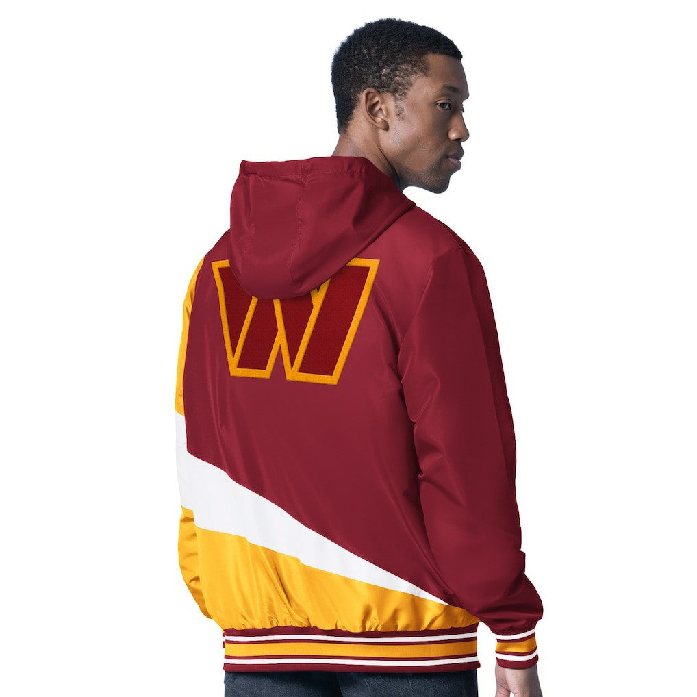 Washington Commanders G-III Sports by Carl Banks Dual Threat Reversable Full-Zip Hooded Jacket Burgundy/Charcoal | NFL