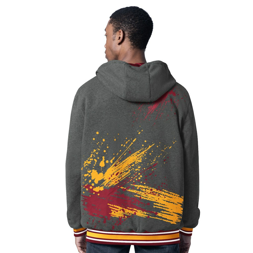 Washington Commanders G-III Sports by Carl Banks Dual Threat Reversable Full-Zip Hooded Jacket Burgundy/Charcoal | NFL