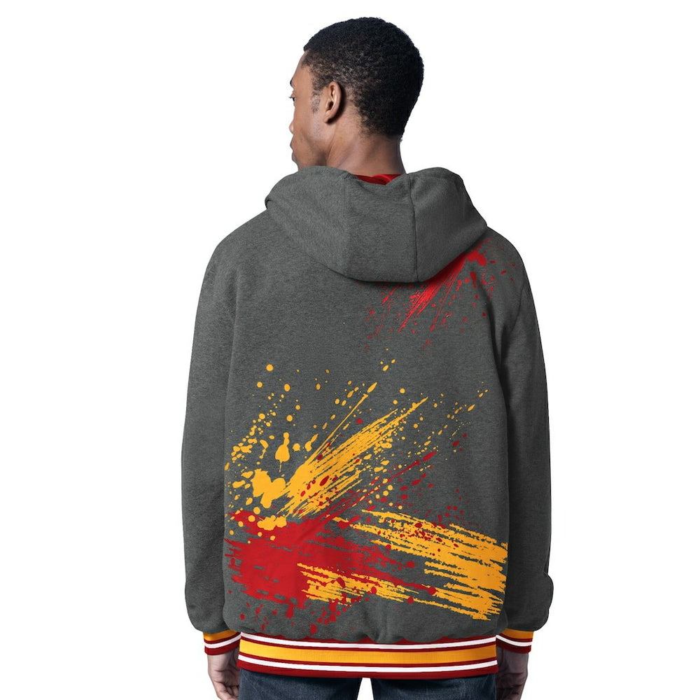Kansas City Chiefs G-III Sports by Carl Banks Dual Threat Reversable Full-Zip Hooded Jacket Red/Charcoal | NFL
