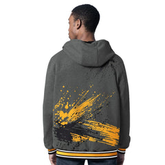 Pittsburgh Steelers G-III Sports by Carl Banks Dual Threat Reversable Full-Zip Hooded Jacket Black/Charcoal | NFL
