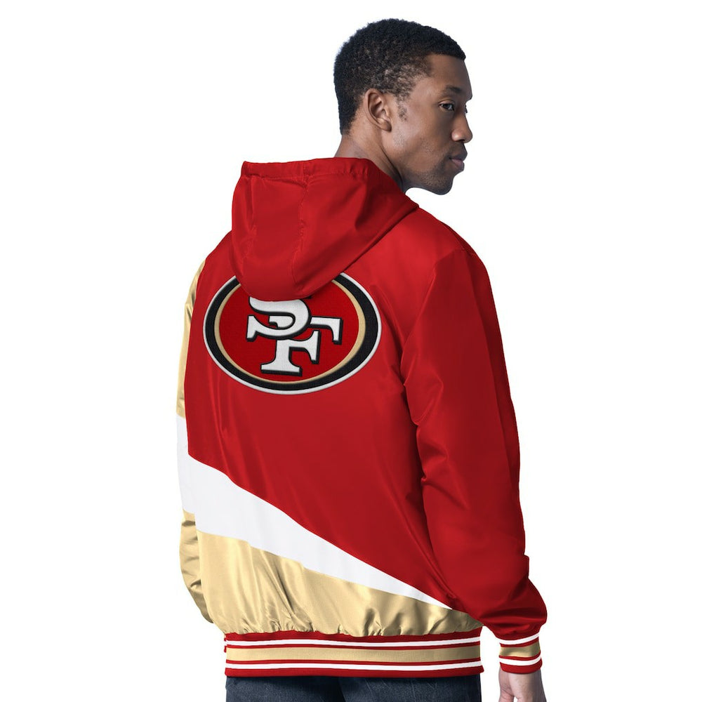 San Francisco 49ers G-III Sports by Carl Banks Dual Threat Reversable Full-Zip Hooded Jacket Scarlet/Charcoal | NFL