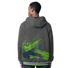 Seattle Seahawks G-III Sports by Carl Banks Dual Threat Reversable Full-Zip Hooded Jacket College Navy/Charcoal | NFL